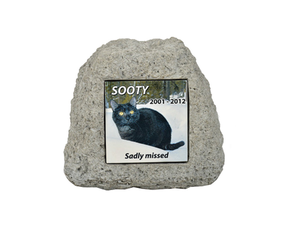 Pet Memorial Rock - Small (Grey)