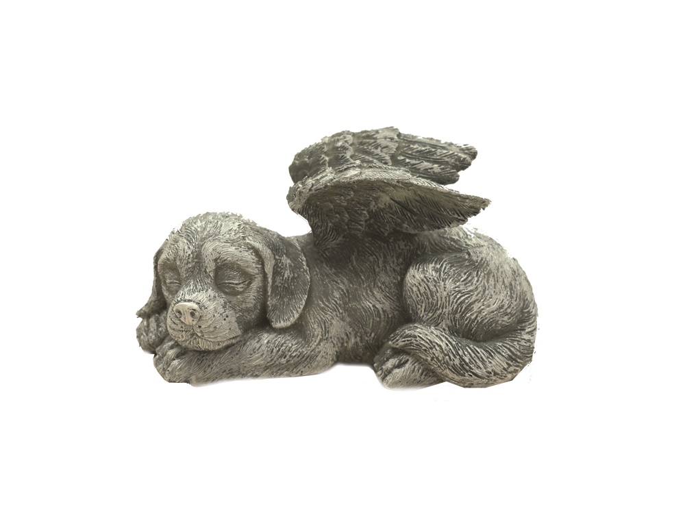 Angel Dog Decoration Creative Resin Pet Garden Animal Statue