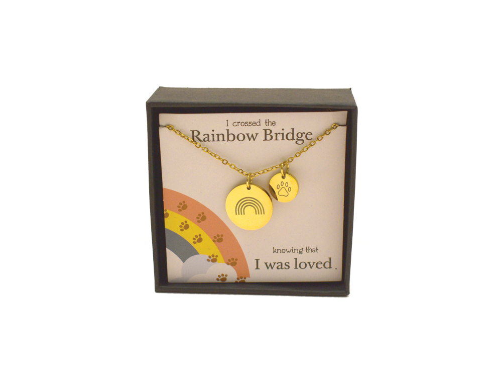 Rainbow sales bridge necklace