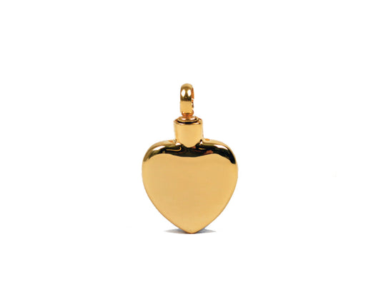 Remembrance Pendant - Gold Heart