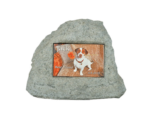 Pet Memorial Rock - Large (Grey)